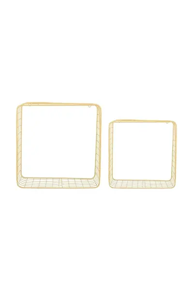 Nástěnná police Present Time Reja 2-pack