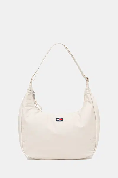 Kabelka Tommy Jeans béžová barva, AW0AW17569