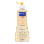 Mustela Bébé Cleansing Oil šampon a sprchový gel 2v1 pro děti 500 ml