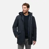Dark Blue Men's Quilted Jacket Geox Andalo - Mens