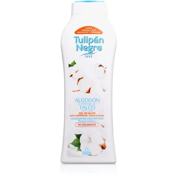 Tulipán Negro Algodon Y Talco sprchový gél 650 ml