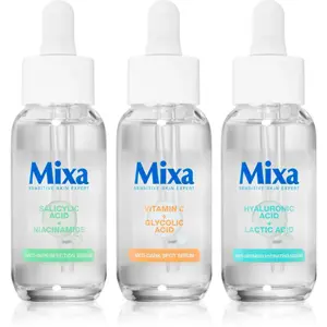 Mixa Sensitive Skin Expert Set sada na starostlivosť o pleť 3x30 ml
