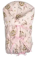 Klasická retro zavinovačka LALLY šnurovacia s výplňou, Little Balerina - ružová