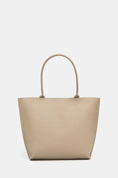 Kožená kabelka Answear.LAB béžová barva