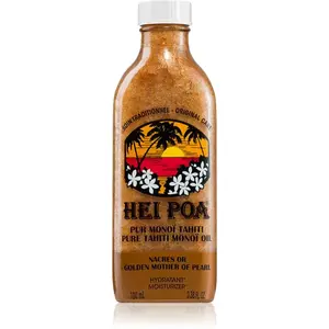 Hei Poa Pure Tahiti Monoï Oil Golden Mother of Pearl multifunkčný olej s trblietkami 100 ml