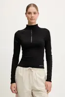 Tričko s dlouhým rukávem P.E Nation Nightfall černá barva, 252L154