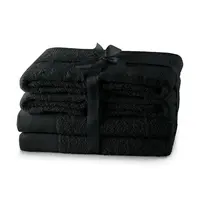 Sada ručníků home & lifestyle Amari 6-pack černá barva