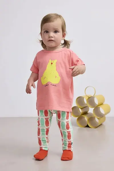 Bavlněné dětské tričko Bobo Choses Hug Me Bear