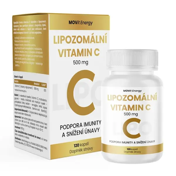 Movit Lipozomální Vitamin C 500 mg 120 kapslí