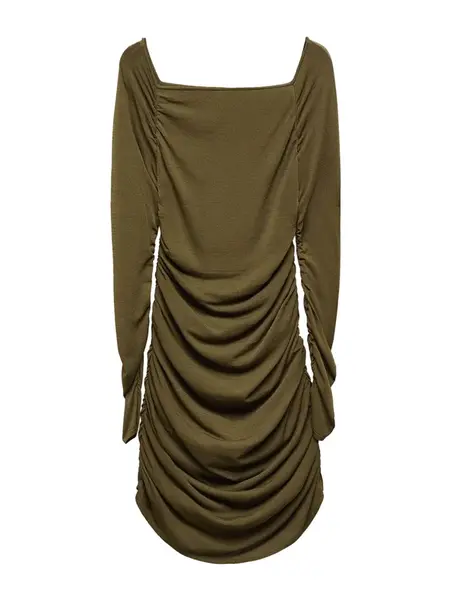 MANGO Šaty 'Glow'  olivová