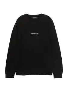 Pull&Bear Sveter  čierna / biela