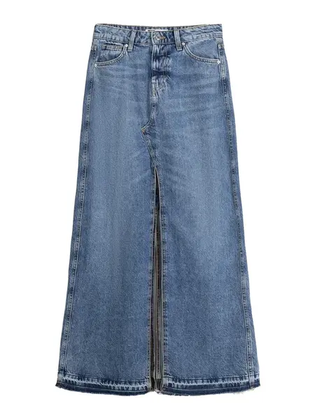 Bershka Sukňa  modrá denim