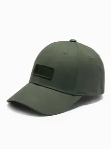 Ombre Men's baseball cap with visor and patch - khaki