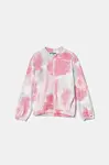 Dětská bavlněná mikina United Colors of Benetton růžová barva, vzorovaná, 35UJG503S