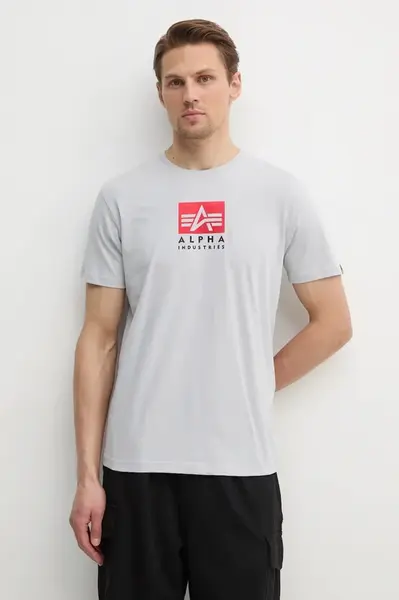 Bavlněné tričko Alpha Industries Satin Logo T
