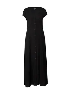 Monki Košeľové šaty  čierna