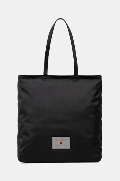 Kabelka Love Moschino černá barva, JC4205PP1