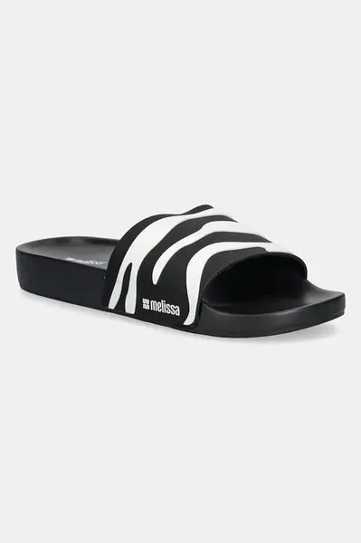 Melissa  Pantofle   ANIMAL PRINT SLIDE AD