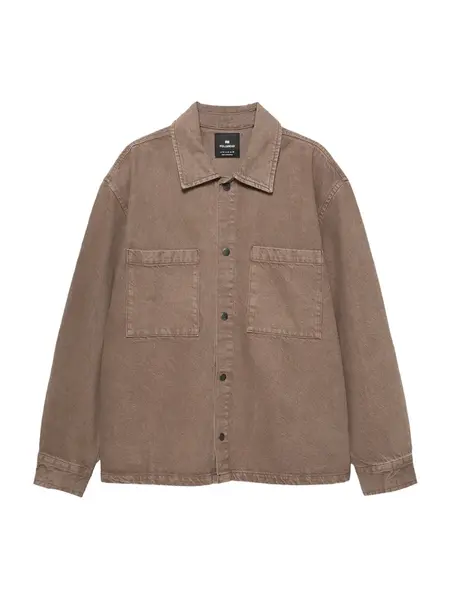 Pull&Bear Prechodná bunda  čokoládová