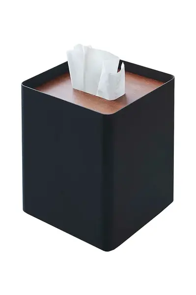 Nádoba na kapesníčky Yamazaki černá barva