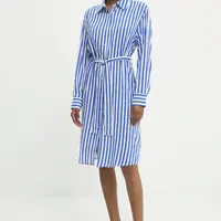 Šaty s příměsí hedvábí Answear.LAB