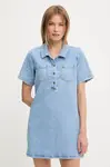 Džínové šaty Answear.LAB modrá barva, mini