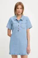 Džínové šaty Answear.LAB modrá barva, mini