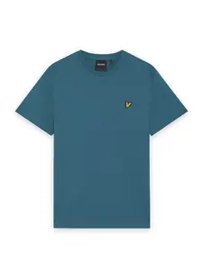Lyle & Scott Tričko  petrolejová