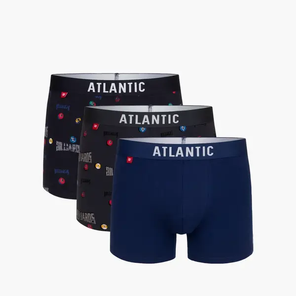 Pánské boxerky ATLANTIC 3Pack - vícebarevné