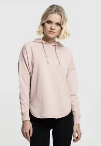 Dámská oversized Terry Hoody světlá růže
