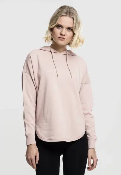 Dámská oversized Terry Hoody světlá růže