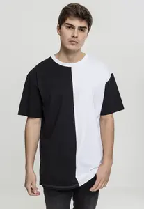 Oversize tričko Harlekýn blk/wht