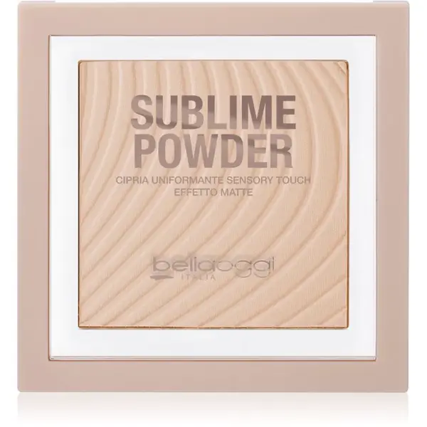 bellaoggi Sublime Powder kompaktní pudr s matným efektem odstín Golden Sand 9 g