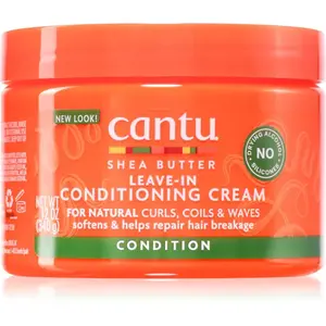 CANTU Shea Butter Leave-In Conditioning Cream bezoplachový kondicionér pre vlnité a kučeravé vlasy 340 g