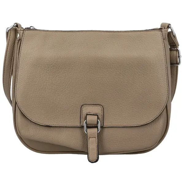 Trendy dámská koženková crossbody kabelka Grácie, béžová