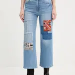 Džíny Desigual MERLIN dámské, high waist, 25SWDD78