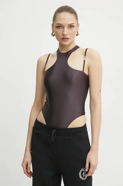 Body Versace Jeans Couture dámské, fialová barva, 78HAM210 J0223