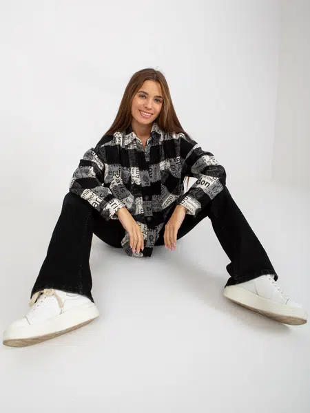Shirt-DN-KS-3990.95P-black-white