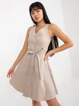 Dress-LK-SK-508253.44P-beige
