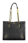 GUESS JEANS BLACK WOMEN'S BAG