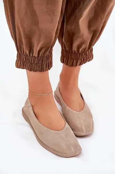 BIG STAR SHOES Semišové Dámske Baletky Big Star