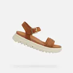 Brown women's sandals Geox Xand 2.1S - Women's