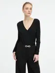 Black women's bodysuit with long sleeves ORSAY - Women's
