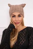 Kesi Čapica s fleece Rabbid K237 svetlo béžová