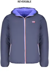 Obojstranná modrá pánska bunda