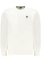 Pánska biela mikina bez kapucne