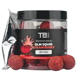 Tb baits boosterované boilie squid strawberry 120 g - 24 mm