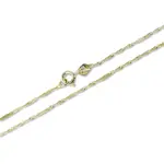 Soliter Zlatý řetízek Lambáda s destičkami 45 cm 271 115 00249