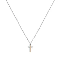 Morellato Pánský ocelový náhrdelník s křížkem Motown SALS44