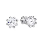 Soliter Stříbrné náušnice s krystalem 436 001 00417 04